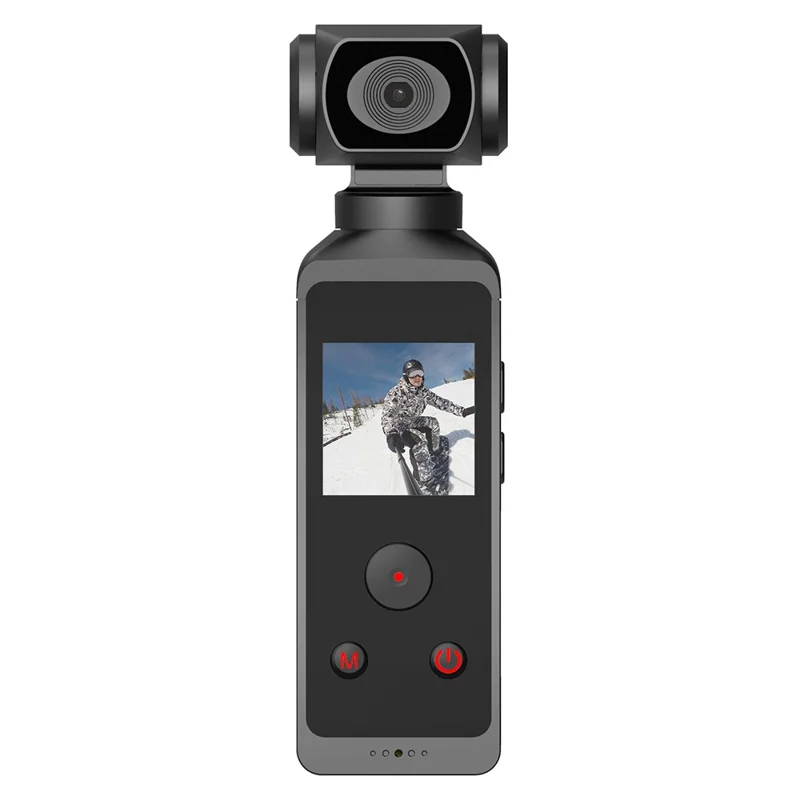 850H 4K Sports Digital Camera with 270 Degree Rotating Lens Action Cam EIS Anti Shake HD Handheld Camcorder - Black