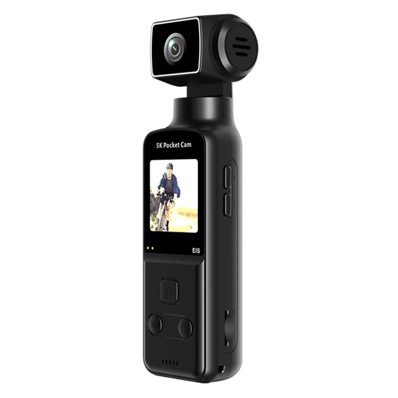 Caméra d'action K1 5K étanche Caméra sport avec stabilisation EIS WiFi écran LCD 1,3" - Noir