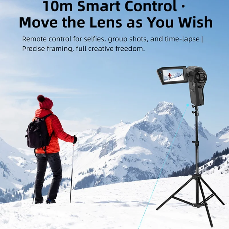 CD-V02 8K Video Camera 3.0 inch Flip Screen Camcorder 8X Optical Zoom Vlog Camera with WiFi for Travel (Standard Version) - White