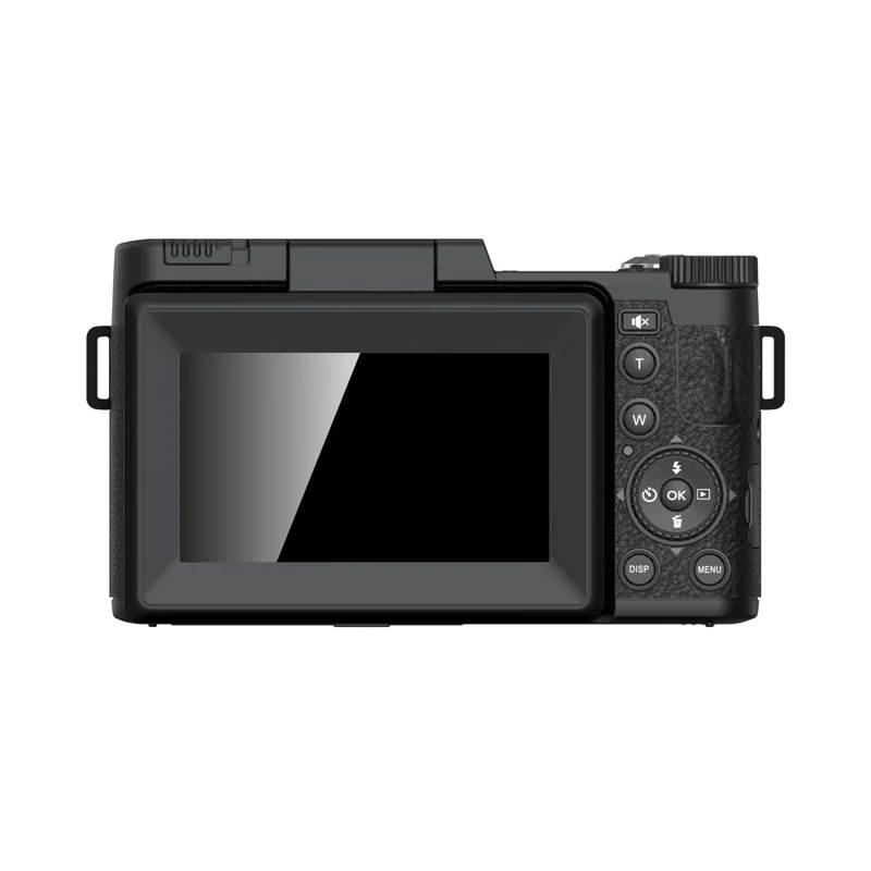 CDR2H CDR2H 2.8 inch Flip Screen 5K 64MP 18X Digital Zoom CCD Digital Camera for Photography - Black