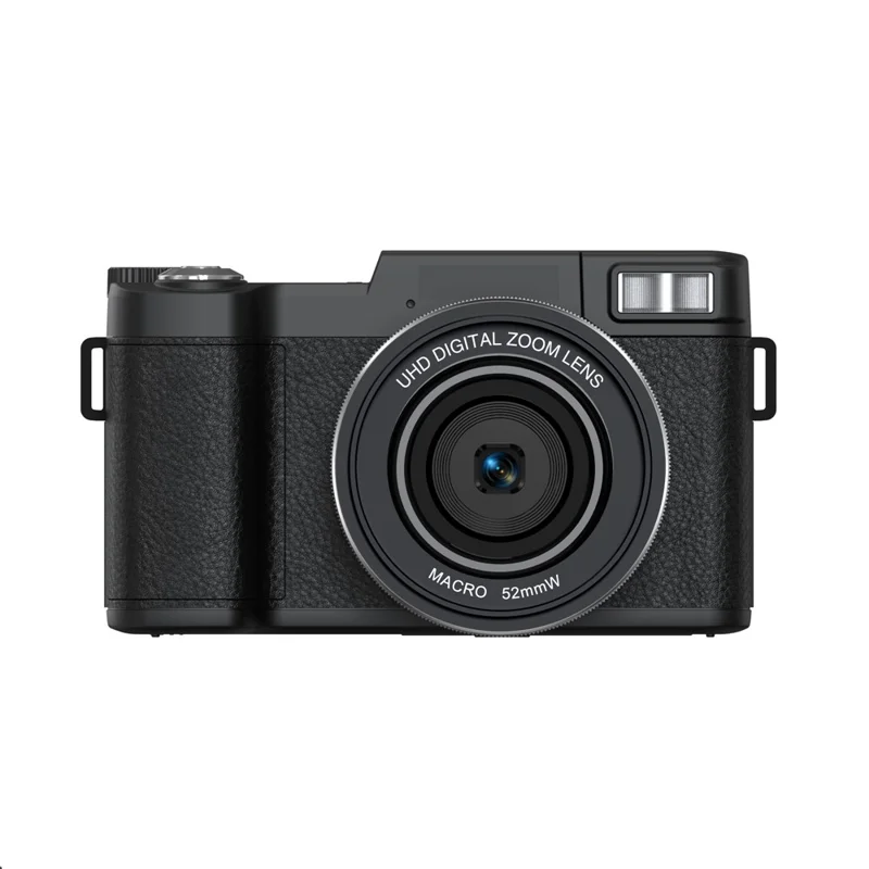 CDR2H CDR2H 2.8 inch Flip Screen 5K 64MP 18X Digital Zoom CCD Digital Camera for Photography - Black