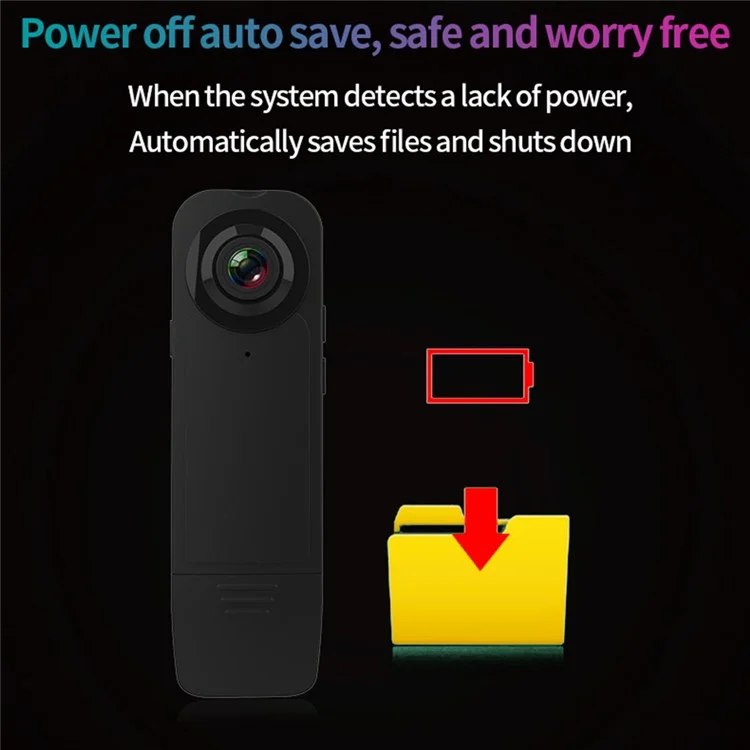 Telecamera portatile mini 1080P A18 Webcam Camcorder con visione notturna Videocamera sportiva Registratore video