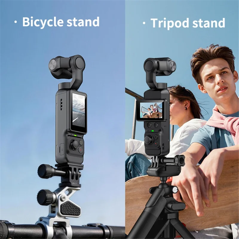 LK-036 1.97-Inch HD Touchscreen Vlog Camera with 4K Recording, Automatic Face Tracking, Stabilization, WiFi - Black