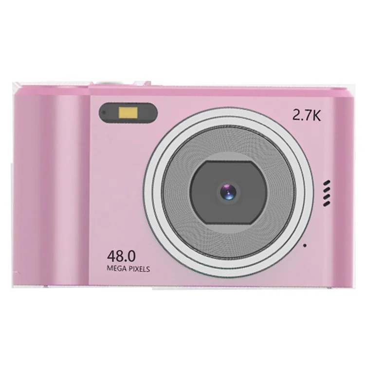 M2 Small HD Digital Digital Camera 2.4 Pulgadas IPS Cámara Portátil Soporte TF Tarjeta TF Para Principiantes - Rosado