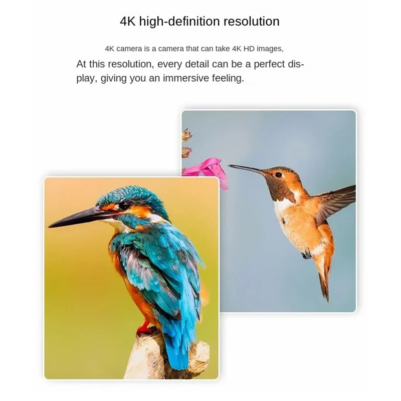 F300AB-R 2 Inch 4K WiFi Action Camera with HD Touch Screen 30m Underwater Camera with Waterproof Case - Grey