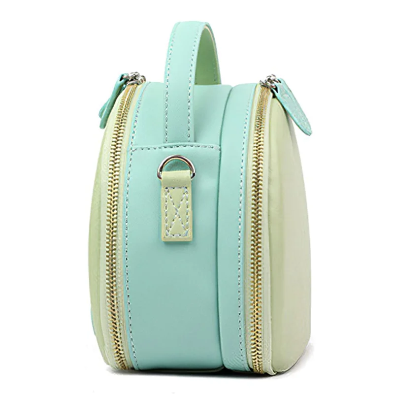 CAIUL for Instax Mini 11/9/8 Instant Print Camera PU Leather Storage Case Carrying Shoulder Bag - Green