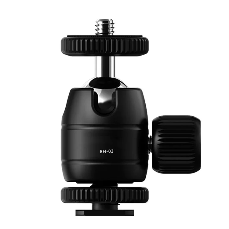 Uammerig BH-03 Mini Ball Head Mount-adapter Mit 1/4 "hot Shoe 360-grad Rotierende Gimbal Für Kamera Cage LED Video Light Monitor