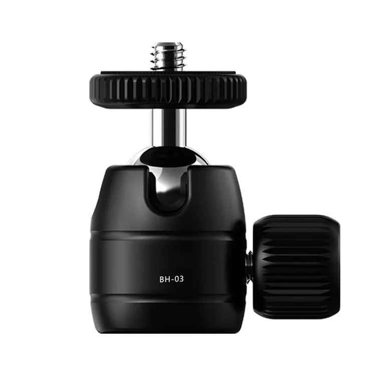 Uammerig BH-03 Mini Ball Head Mount-adapter Mit 1/4 "hot Shoe 360-grad Rotierende Gimbal Für Kamera Cage LED Video Light Monitor