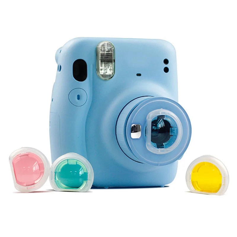 CAIUL Color Lens Filter Set Camera Lens Accessories Photograph Tool Compatible for Fujifilm Instax Mini 11/25 Camera