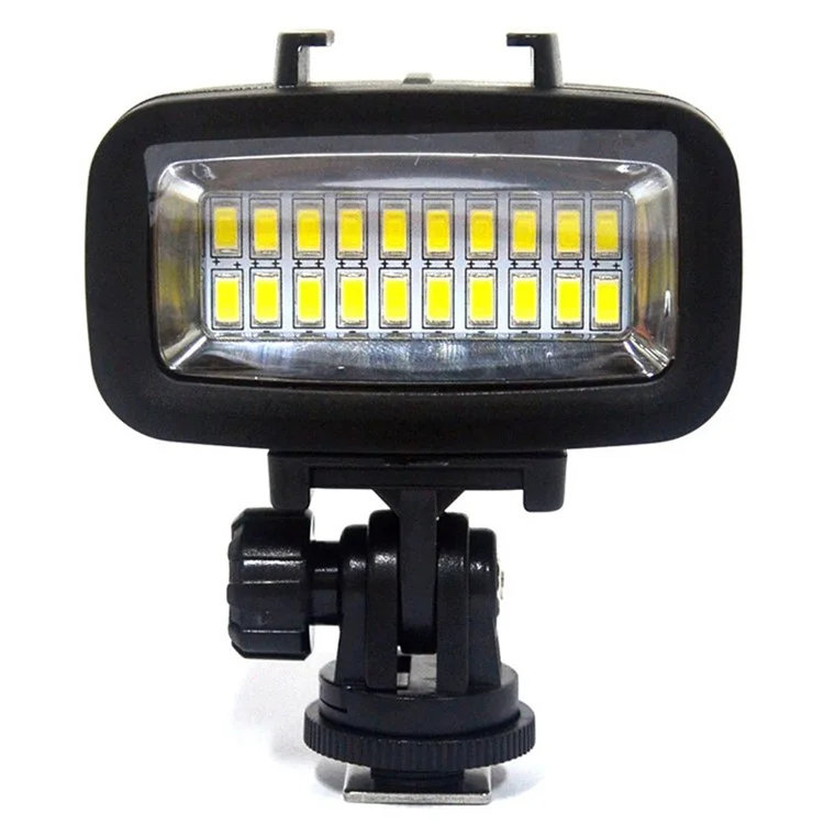 AT811 40m Waterproof Underwater Diving Fill Light 5500K LED Video Light for GoPro Hero Action Camera SLR Camera