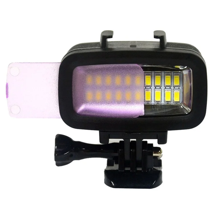 AT811 40m Waterproof Underwater Diving Fill Light 5500K LED Video Light for GoPro Hero Action Camera SLR Camera