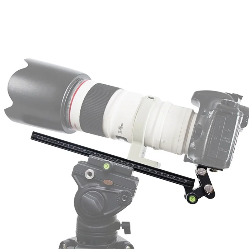 B034 SLR Camera Lens Support Plate Aluminum Alloy Telephoto Lens Holder Support Bracket Tripod Mount Adapter