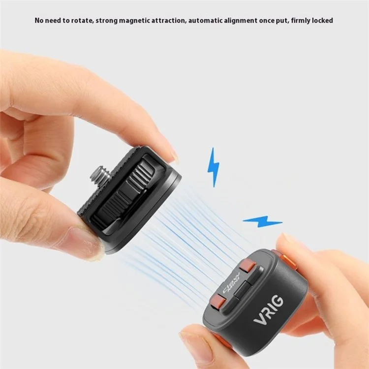 VRIG AC 02 Claw Mini Series Magnetic Camera Adapter Accessories Quick-Release 1 / 4 Magnet Base Mount