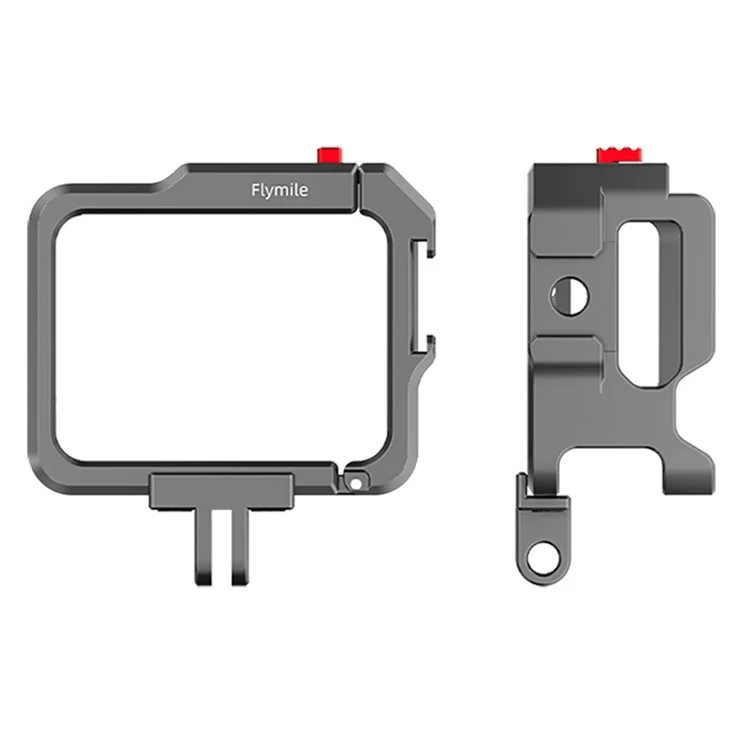 FLYMILE Pour Insta360 GO 3 / GO 3S Cage de protection en alliage d'aluminium Coque de protection Bezel Accessoires