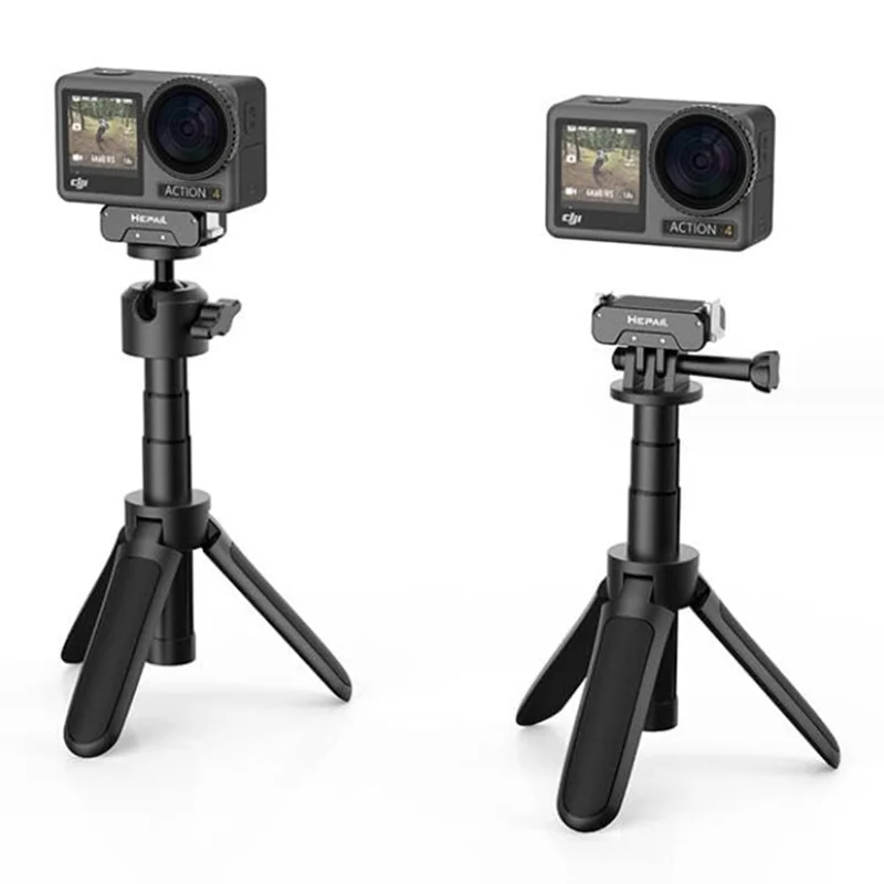 HEPAIL AC-17 For DJI Osmo Action 4 / Action 3 Sports Camera Magnetic Quick Release Base