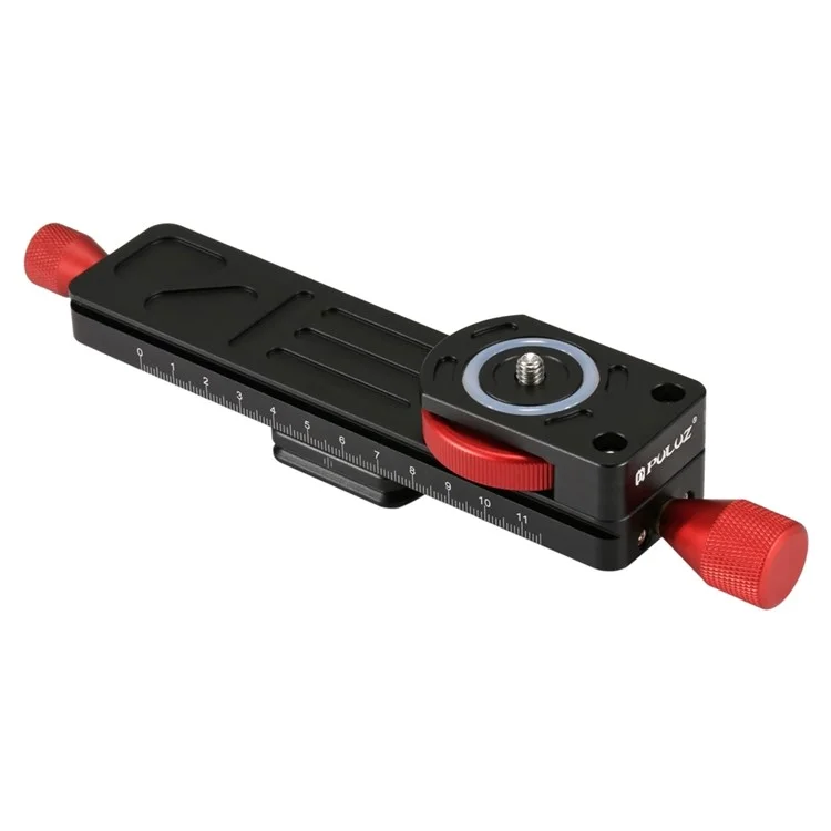 PULUZ PU3520 CNC Aircraft Aluminum Adjustable Speed Fine Tuning Slide Rail for Canon Sony Nikon Camera