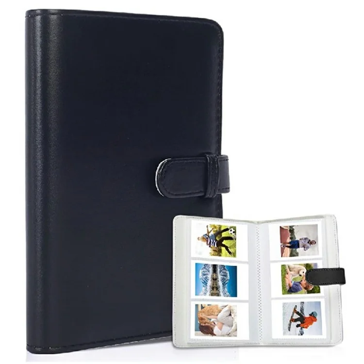For Fujifilm Instax Mini 99 PU Leather Camera Bag Protective Cover with 3-inch Photo Album