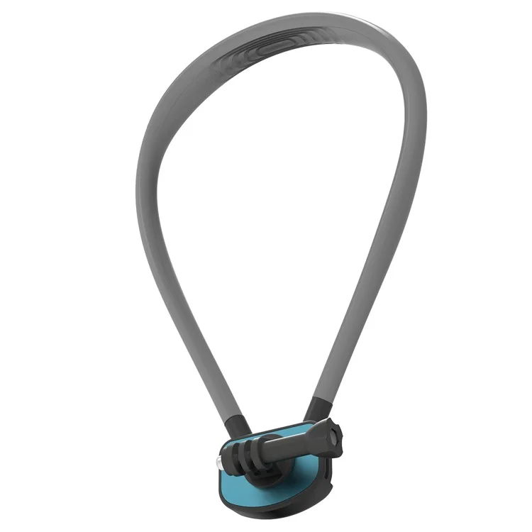 GB02 For GoPro Action Camera Magnetic Neck Mount Bracket + Phone Clip - Grey