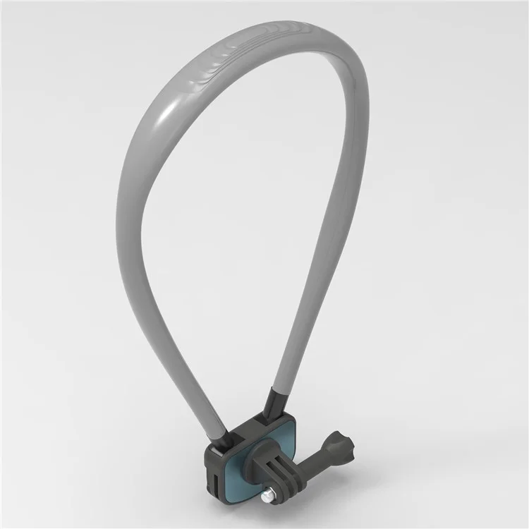 GB02 For GoPro Action Camera Magnetic Neck Mount Bracket + Phone Clip - Grey