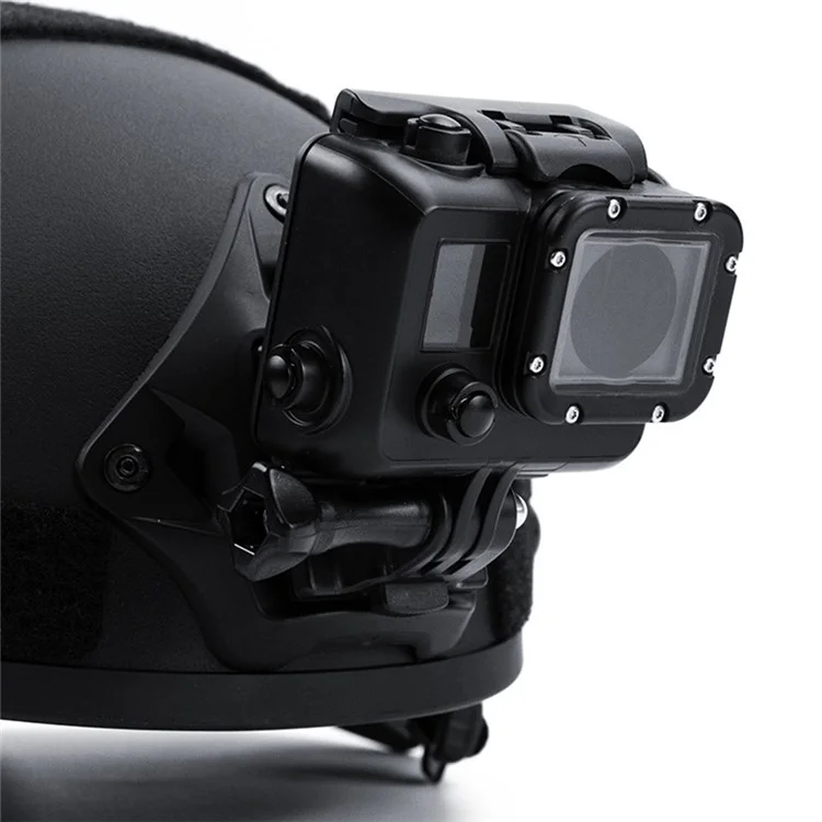 Tactical Cycling Helmet Camera Mount Adapter for Gopro / Sargo / Yi Camera