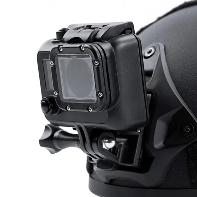 Tactical Cycling Helmet Camera Mount Adapter for Gopro / Sargo / Yi Camera