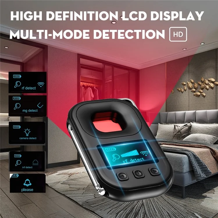 T30 Hidden Camera Detector Magnetic GPS Eavesdrop Detector Infrared Camera Finder