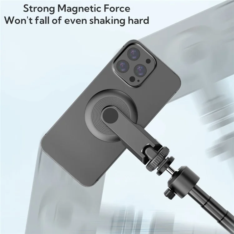 MG06 Magnetischer Kaltschu-Telefonständer mit verstellbarer 1/4-Zoll-Gewindeschraube für Vlog-Live-Streaming-Telefonhalterung
