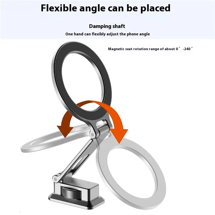Support de téléphone à sabot froid MG05S compatible avec MagSafe, support de caméra et de moniteur en alliage d'aluminium à dégagement rapide
