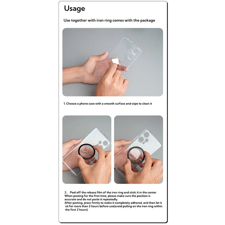 S0096 Supporto magnetico per telefono con collo flessibile, prolunga e montaggio a rilascio rapido compatibile con MagSafe