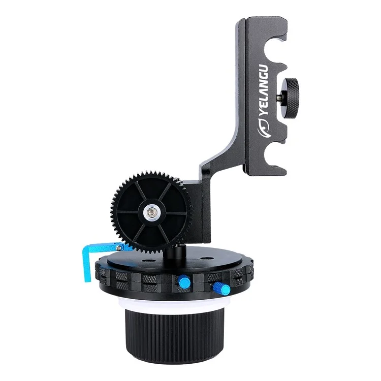 YELANGU F4 Slot Design A/B Stop Follow Focus Rig for Canon Nikon DSLR Video Camera with 52mm-86mm Lenses