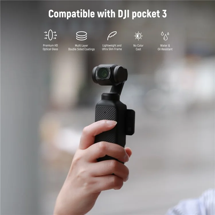 NEEWER Per DJI Osmo Pocket 3 Set di Filtri ND Magnetici ND16 / ND32 / ND64 / ND256 / UV / CPL