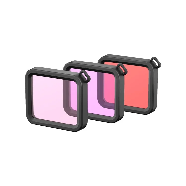 HL-308 For GoPro Hero 7 / 6 / 5 Waterproof Case Filter Diving Housing Filter - Light Pink