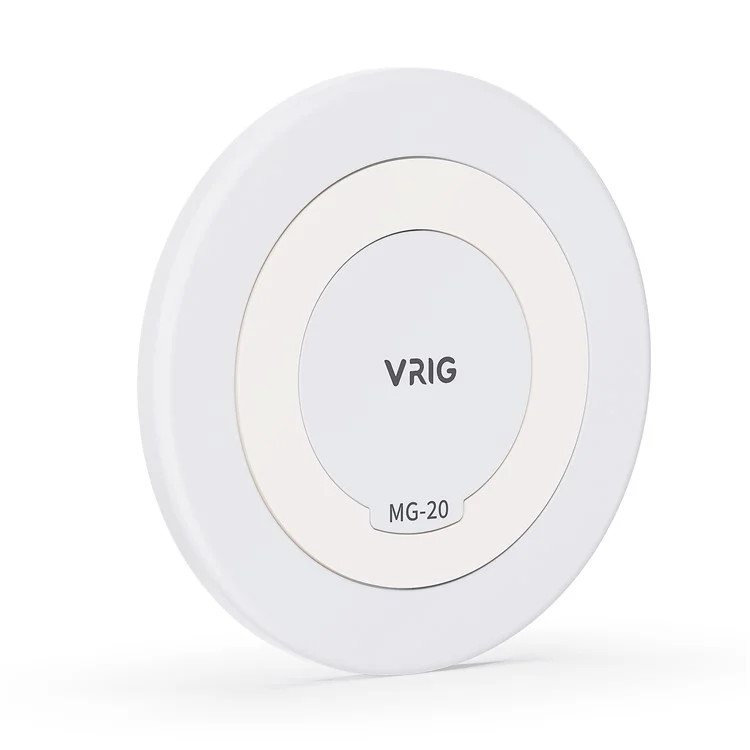 VRIG MG-20 Miroir de maquillage magnétique compatible Magsafe pour appareil photo arrière de téléphone Miroir autoportrait