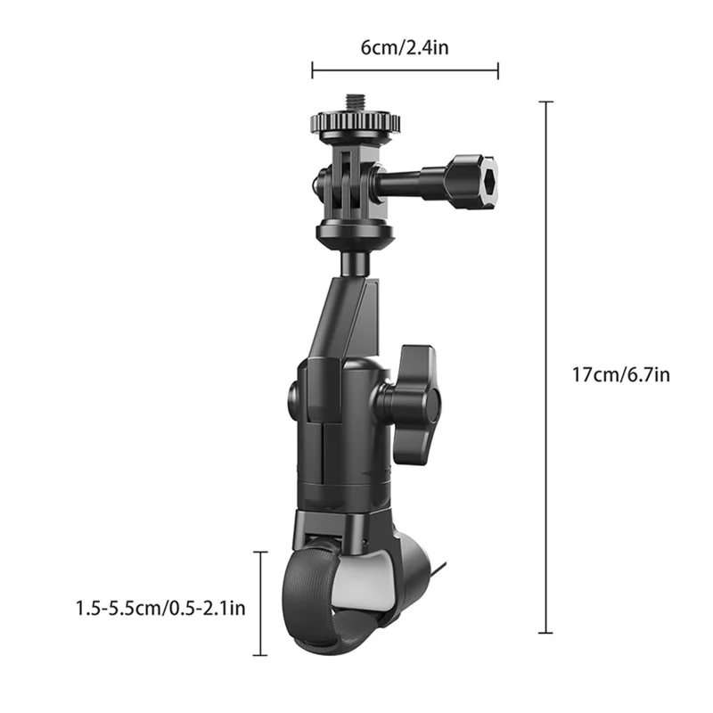 JGX003 Motorrad Elektrofahrrad Fahrrad Actionkamera Halterung Verstellbare Halterung