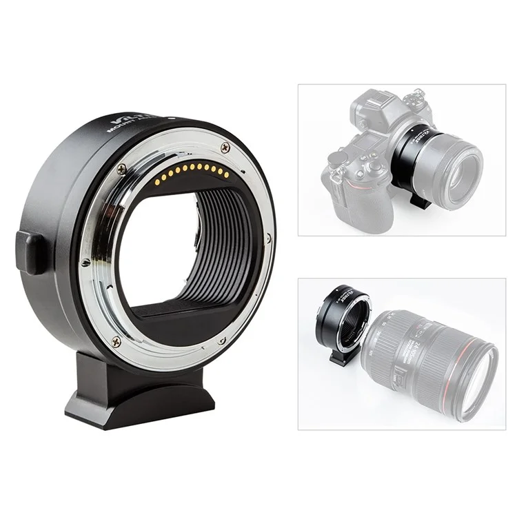 VILTROX Objektivadapter Ring für Canon EF zu Nikon Z Kamerabajonett mit automatischem Fokus und aktualisierbarer Firmware