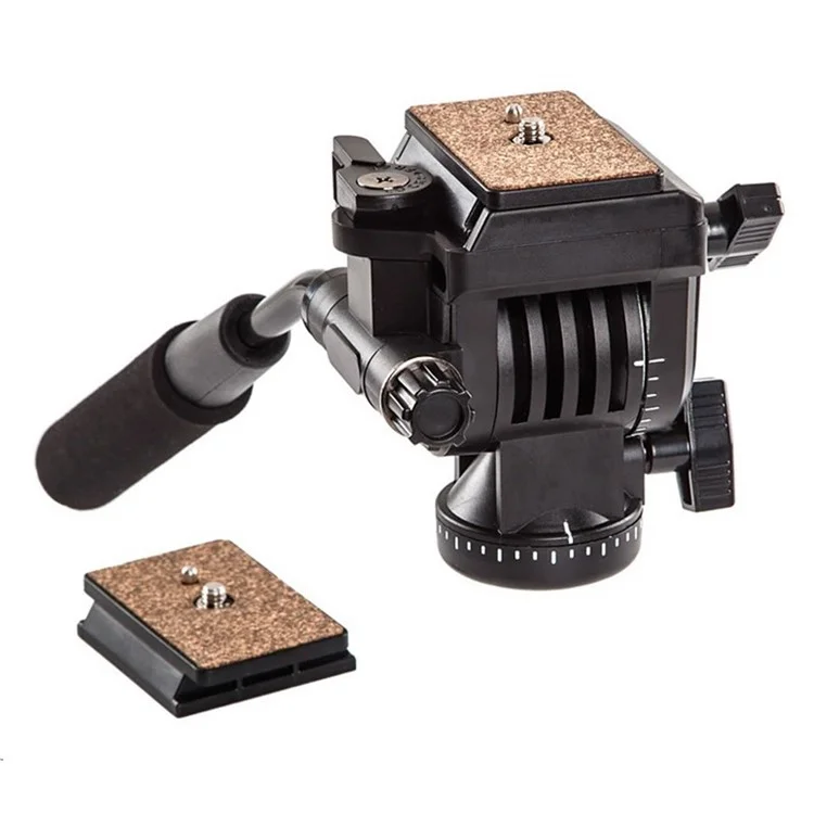 YUNTENG 930 Kamera-Slider Neige-Schwenkkopf mit hydraulischer Dämpfung für DSLR / spiegellose Kameras / Camcorder