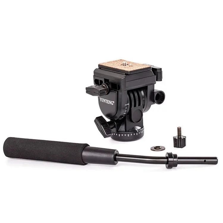 YUNTENG 930 Kamera-Slider Neige-Schwenkkopf mit hydraulischer Dämpfung für DSLR / spiegellose Kameras / Camcorder