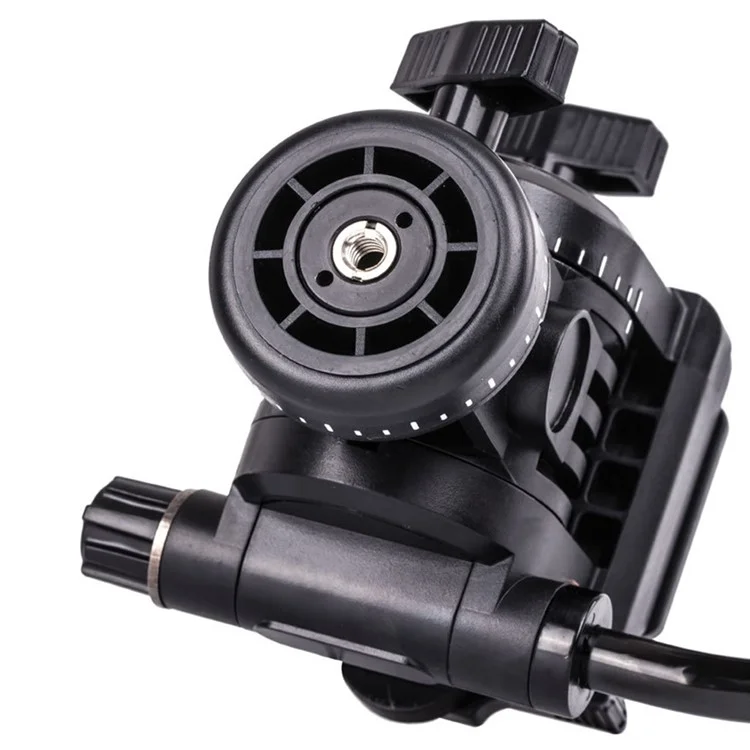 YUNTENG 930 Kamera-Slider Neige-Schwenkkopf mit hydraulischer Dämpfung für DSLR / spiegellose Kameras / Camcorder