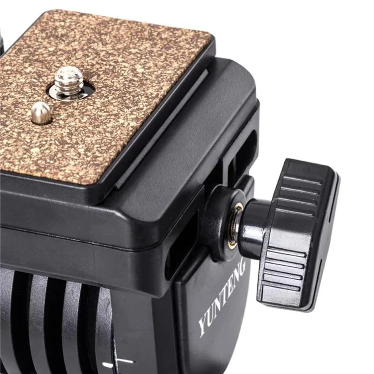 YUNTENG 930 Kamera-Slider Neige-Schwenkkopf mit hydraulischer Dämpfung für DSLR / spiegellose Kameras / Camcorder