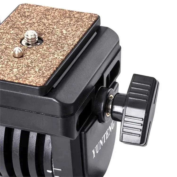 YUNTENG 950 Professionelles DV-Kamera DSLR-Stativ mit Neigekopf, hydraulischer Dämpfung und Gimbal