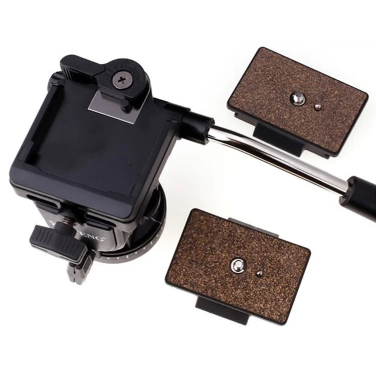 YUNTENG 950 Professionelles DV-Kamera DSLR-Stativ mit Neigekopf, hydraulischer Dämpfung und Gimbal