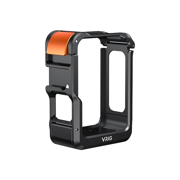 VRIG GA-02 Cage Métallique pour Boîtier GoPro 13 / 12 / 11 / 10 / 9 Protection Cadre Support de Fixation Rapide
