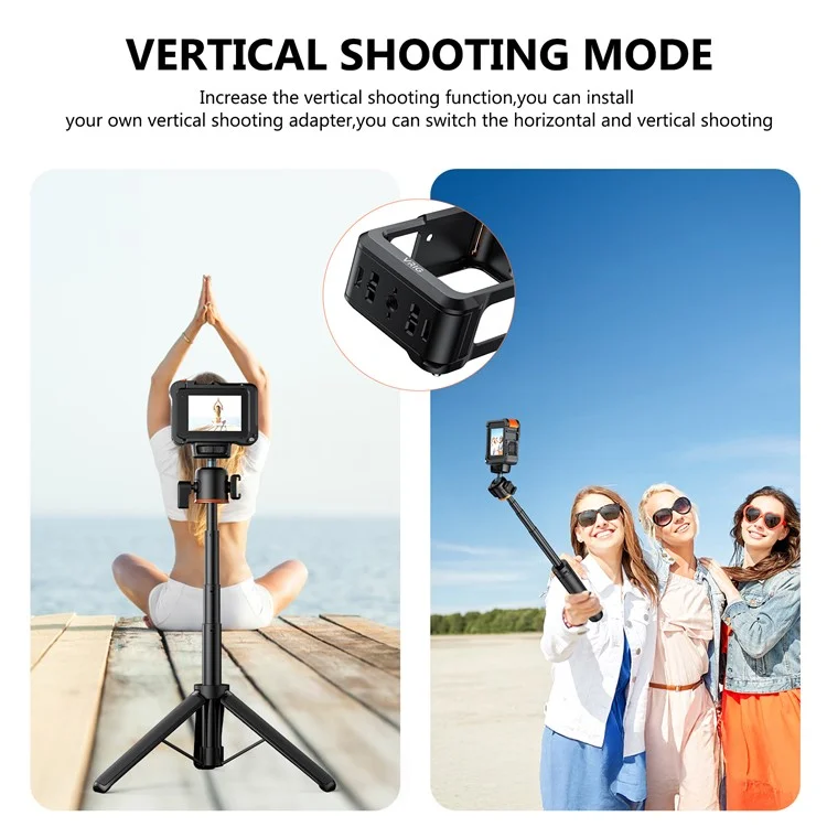VRIG GA-02 Cage Métallique pour Boîtier GoPro 13 / 12 / 11 / 10 / 9 Protection Cadre Support de Fixation Rapide