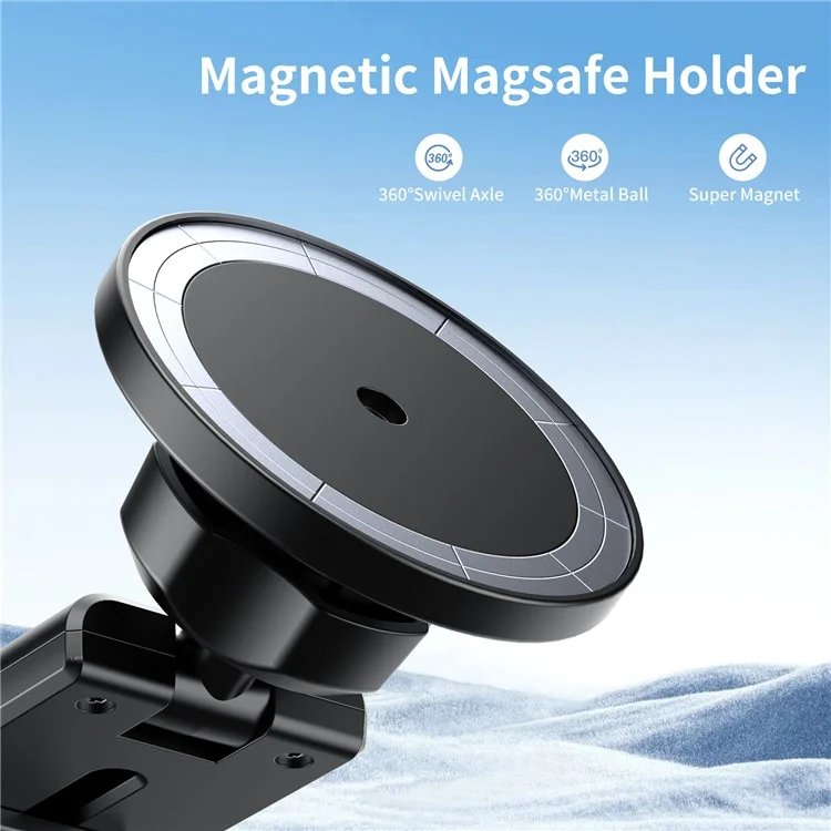 Support de téléphone VRIG MG-22 compatible Magsafe avec adaptateur GoPro, support à double axe