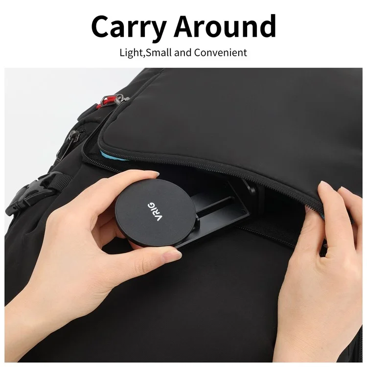 Support de téléphone VRIG MG-22 compatible Magsafe avec adaptateur GoPro, support à double axe