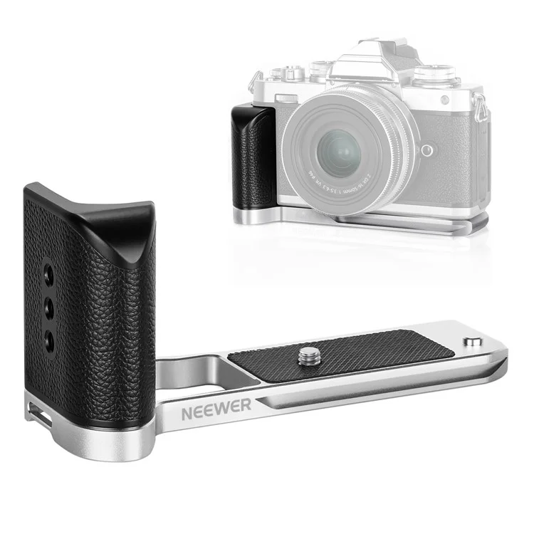 NEEWER VS108 Staffa di Ripresa Verticale L-Shaped per Fotocamera Mirrorless Nikon Zfc con Piastra a Sgancio Rapido