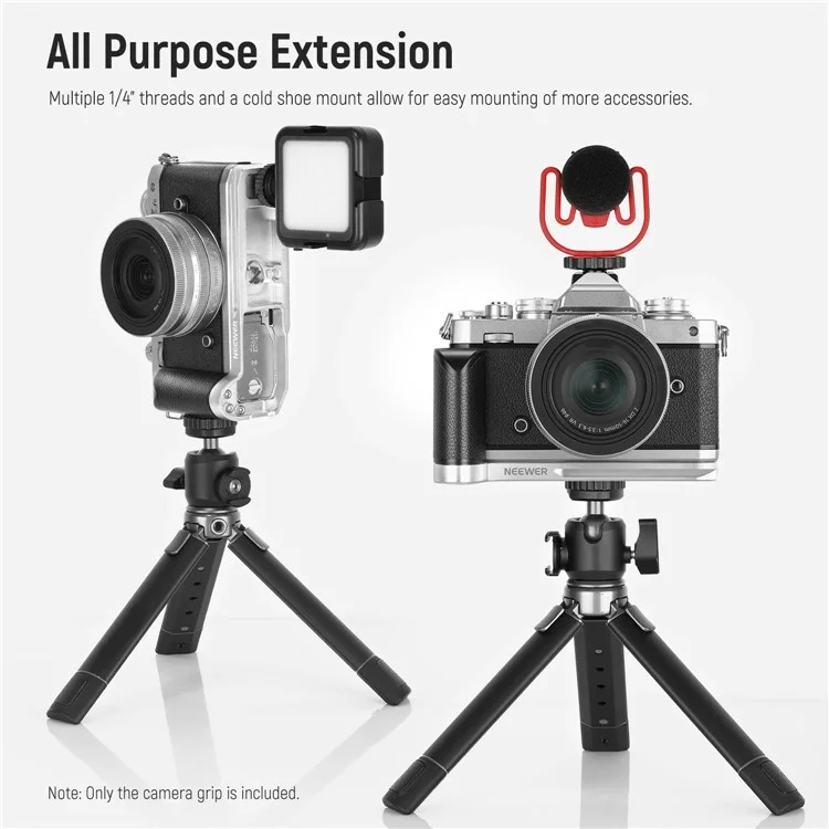 NEEWER VS108 Staffa di Ripresa Verticale L-Shaped per Fotocamera Mirrorless Nikon Zfc con Piastra a Sgancio Rapido