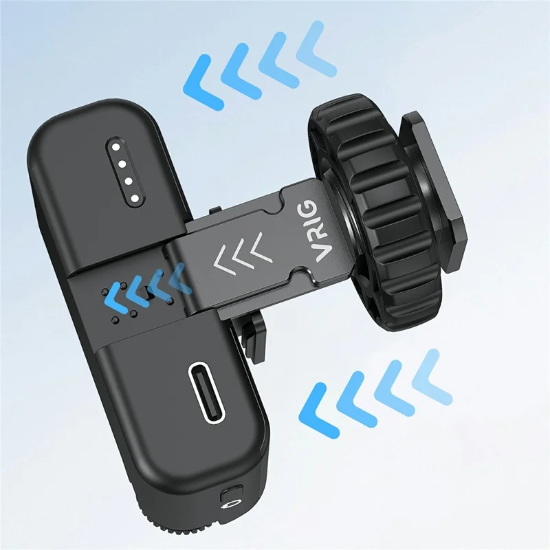 VRIG MC-02 For DJI Mic 2 Cold Shoe Mount Bracket 1 / 4 Thread Expansion Adapter Use On Tripod / Camera
