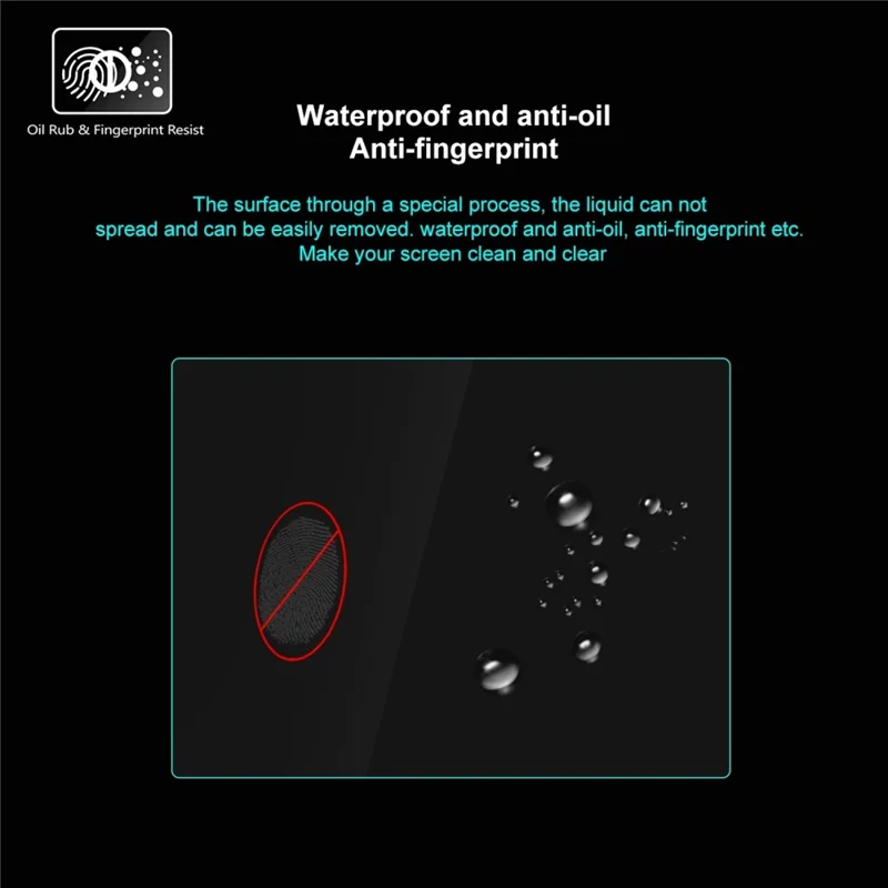 PULUZ PU5533 Folia chroniąca ekran z hartowanego szkła 9H z zaokrąglonymi krawędziami 2.5D do Canon EOS R5 / R5 C