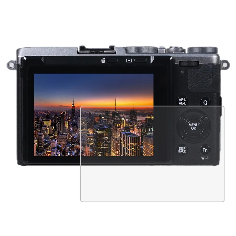 PULUZ PU5521 til Fujifilm X70, skærmværn af kvalitetsglas, 2.5D buet kant, 9H hårdhed, kamerafilm